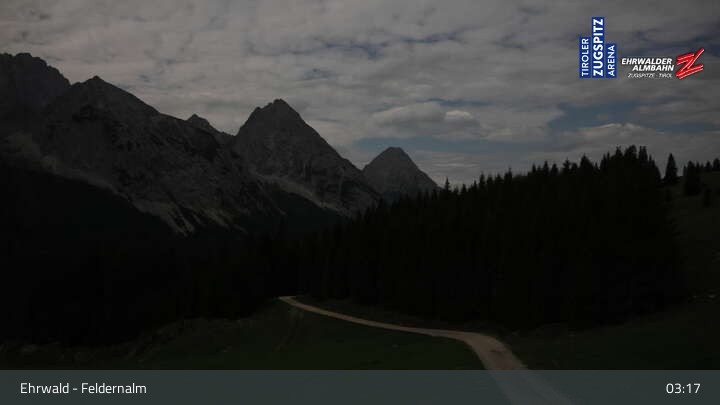 Archiv Foto Webcam Ehrwalder Alm - Feldernalm