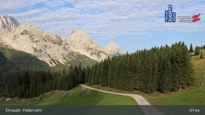 Archiv Foto Webcam Ehrwalder Alm - Feldernalm