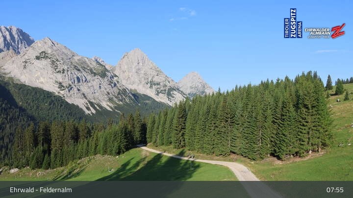 Archiv Foto Webcam Ehrwalder Alm - Feldernalm