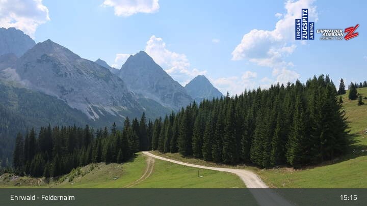 Archiv Foto Webcam Ehrwalder Alm - Feldernalm