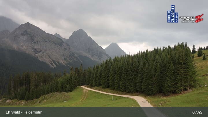 Archiv Foto Webcam Ehrwalder Alm - Feldernalm