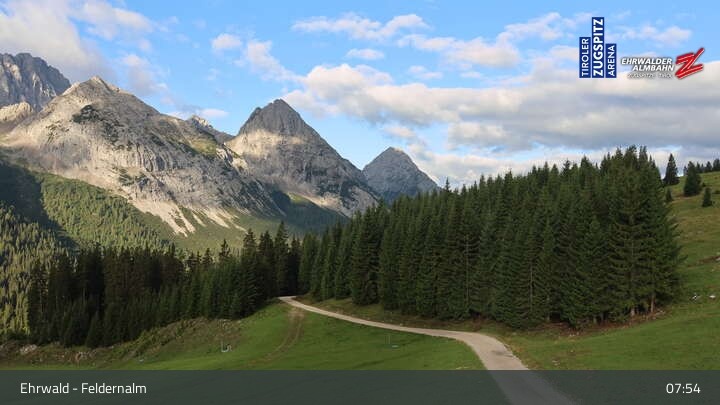 Archiv Foto Webcam Ehrwalder Alm - Feldernalm