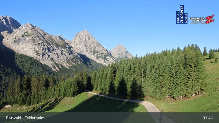 Archiv Foto Webcam Ehrwalder Alm - Feldernalm