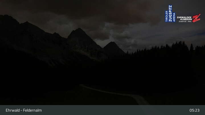 Archiv Foto Webcam Ehrwalder Alm - Feldernalm
