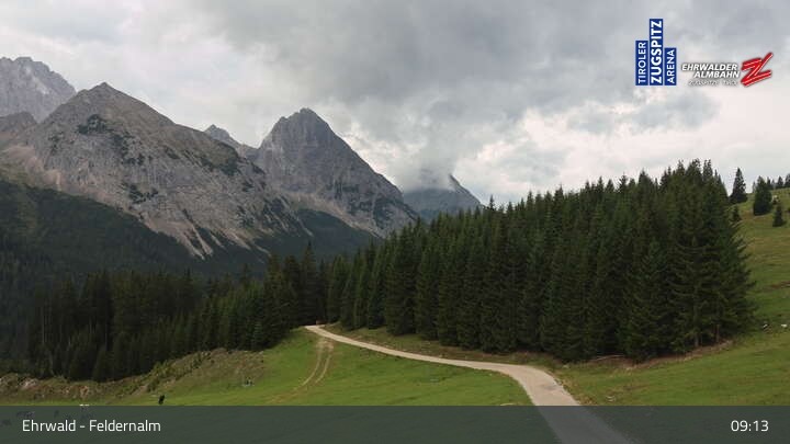 Archiv Foto Webcam Ehrwalder Alm - Feldernalm