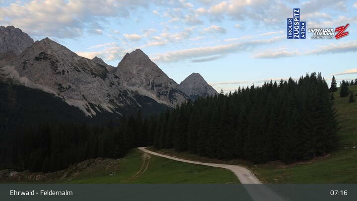 Archiv Foto Webcam Ehrwalder Alm - Feldernalm