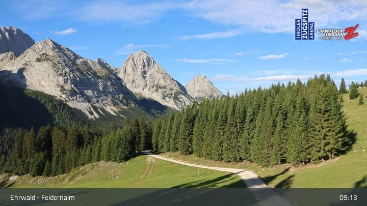 Archiv Foto Webcam Ehrwalder Alm - Feldernalm