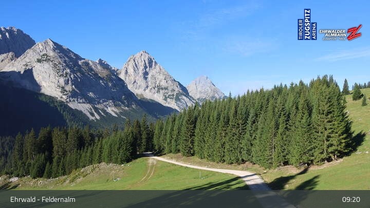 Archiv Foto Webcam Ehrwalder Alm - Feldernalm