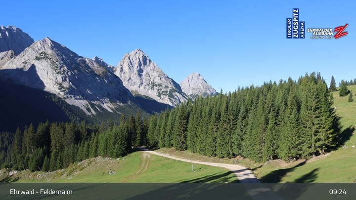 Archiv Foto Webcam Ehrwalder Alm - Feldernalm