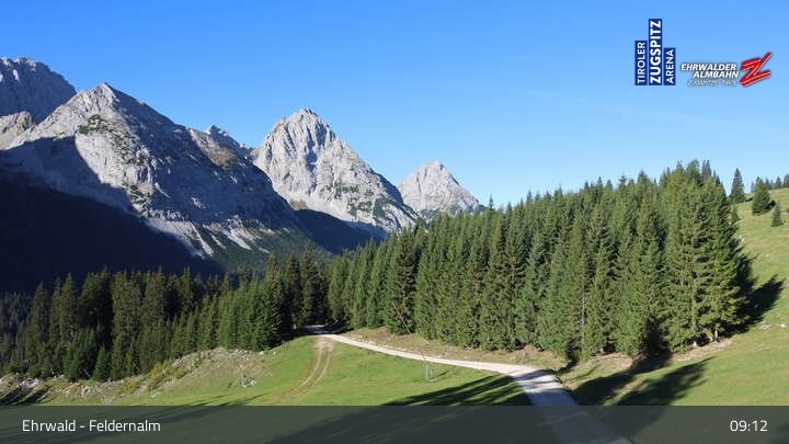 Archiv Foto Webcam Ehrwalder Alm - Feldernalm