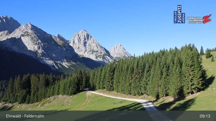 Archiv Foto Webcam Ehrwalder Alm - Feldernalm