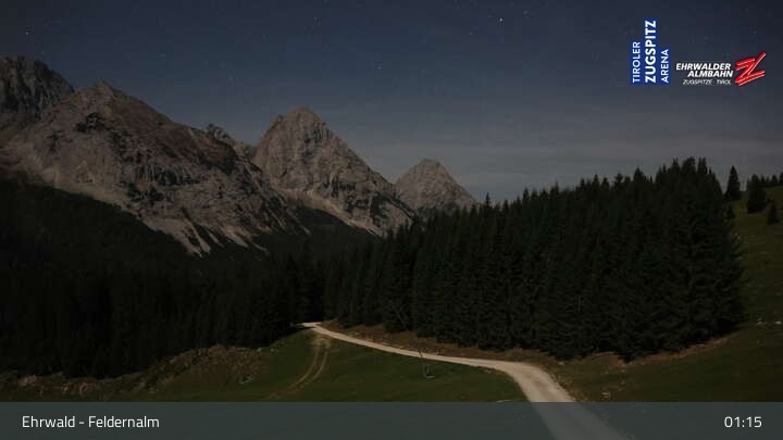 Archiv Foto Webcam Ehrwalder Alm - Feldernalm