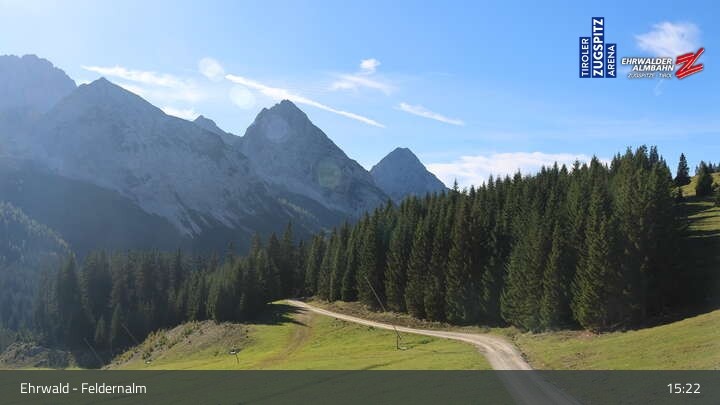 Archiv Foto Webcam Ehrwalder Alm - Feldernalm