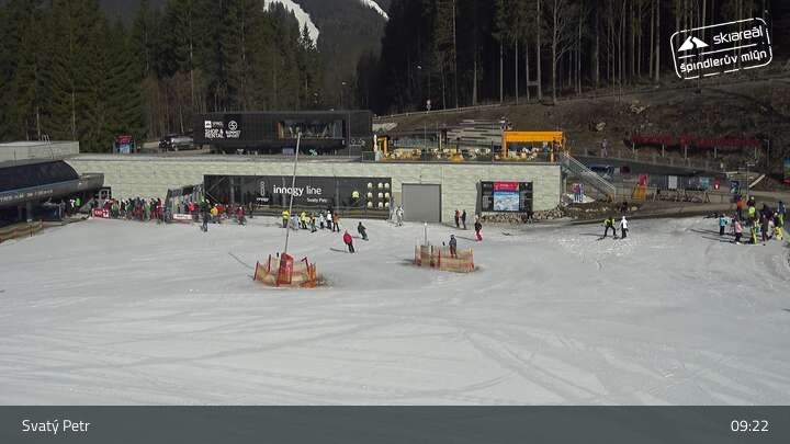 Archived image Webcam Špindlerův Mlýn - Svaty Petr II