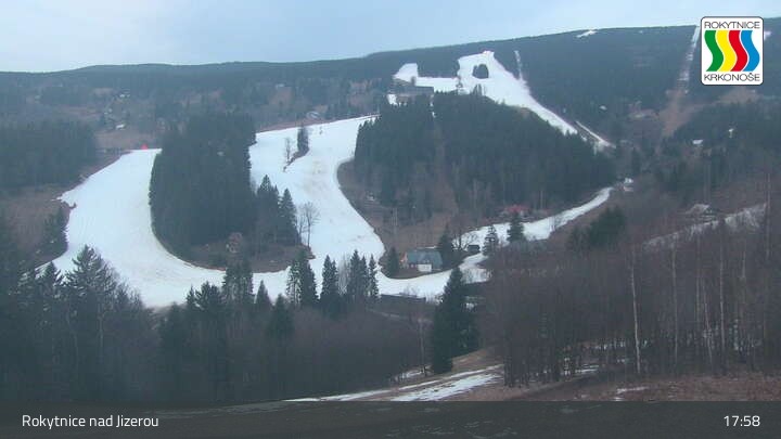Archived image Webcam Rokytnice nad Jizerou - Ski Resort