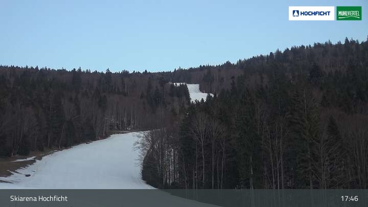 Archiv Foto Webcam Blick von der Skiarena am Hochficht