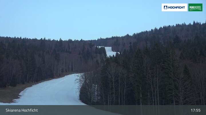 Archiv Foto Webcam Blick von der Skiarena am Hochficht