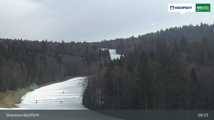 Archiv Foto Webcam Blick von der Skiarena am Hochficht