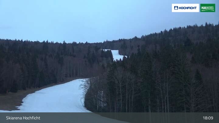 Archiv Foto Webcam Blick von der Skiarena am Hochficht