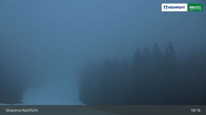 Archiv Foto Webcam Blick von der Skiarena am Hochficht