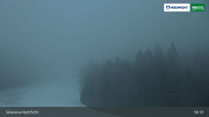 Archiv Foto Webcam Blick von der Skiarena am Hochficht