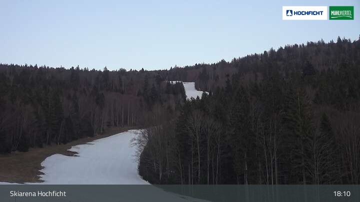 Archiv Foto Webcam Blick von der Skiarena am Hochficht