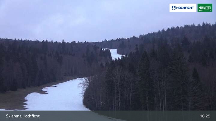 Archived image Webcam Entrance Ski Resort Hochficht