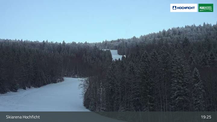 Archived image Webcam Entrance Ski Resort Hochficht