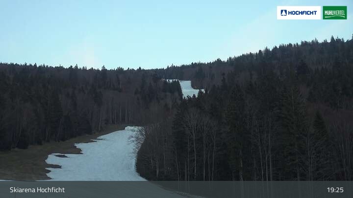 Archiv Foto Webcam Blick von der Skiarena am Hochficht