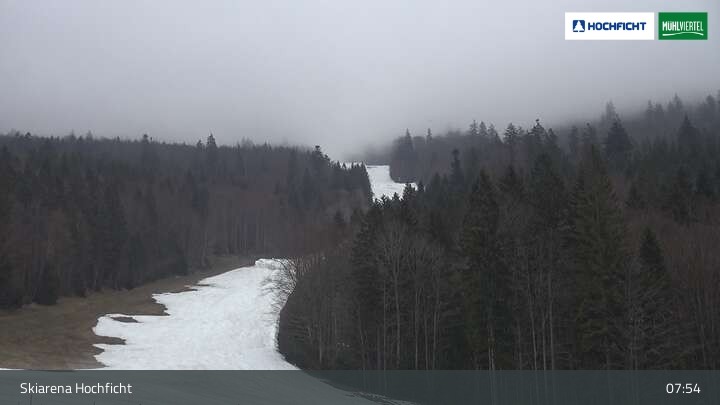 Archiv Foto Webcam Blick von der Skiarena am Hochficht