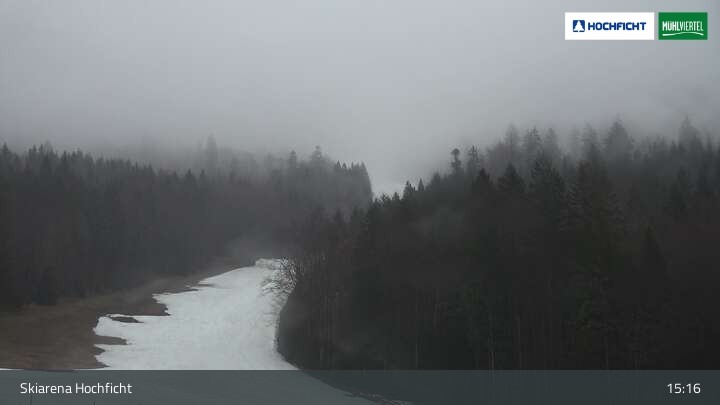 Archiv Foto Webcam Blick von der Skiarena am Hochficht