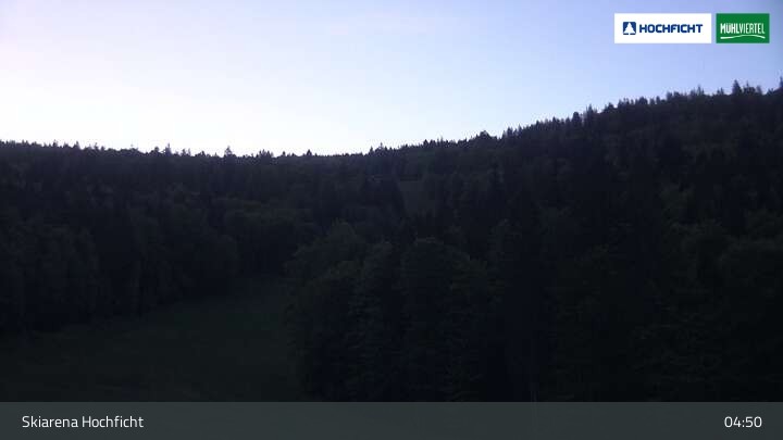 Archiv Foto Webcam Blick von der Skiarena am Hochficht
