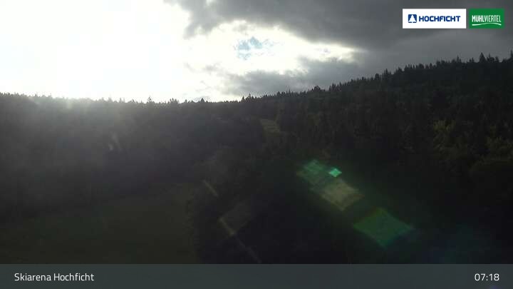 Archiv Foto Webcam Blick von der Skiarena am Hochficht