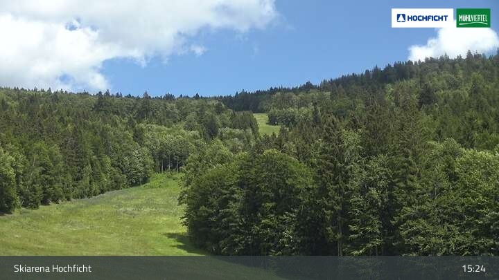 Archived image Webcam Entrance Ski Resort Hochficht