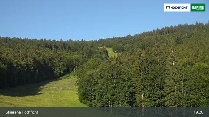 Archiv Foto Webcam Blick von der Skiarena am Hochficht