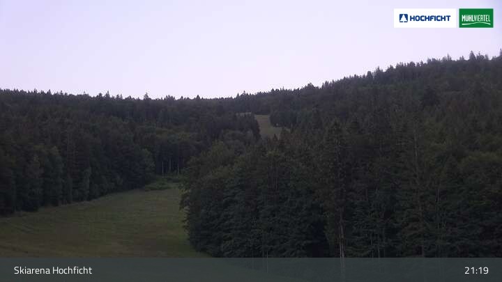 Archiv Foto Webcam Blick von der Skiarena am Hochficht