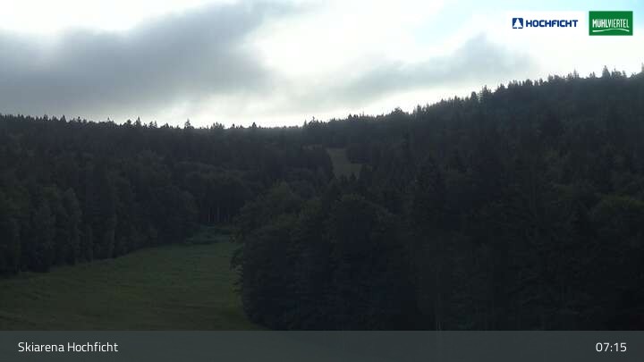 Archiv Foto Webcam Blick von der Skiarena am Hochficht