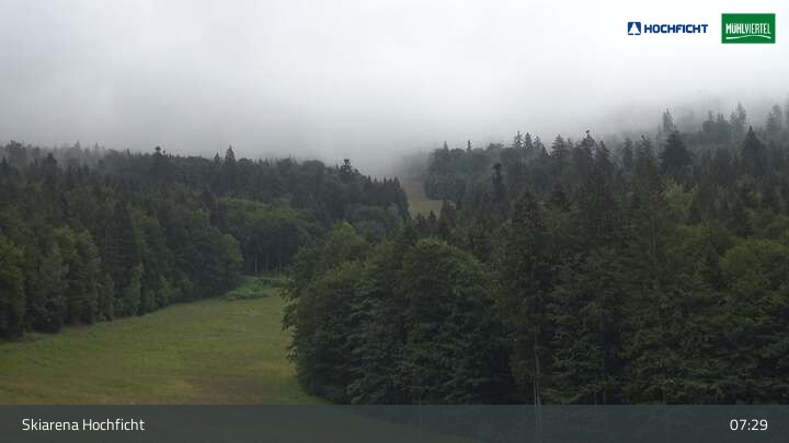 Archiv Foto Webcam Blick von der Skiarena am Hochficht