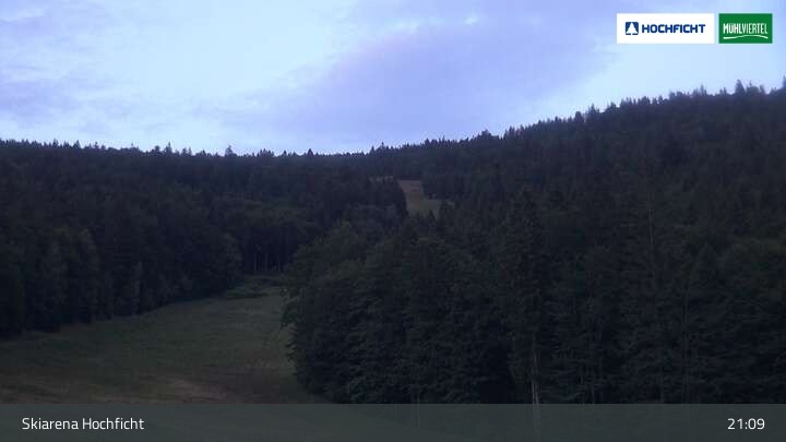 Archiv Foto Webcam Blick von der Skiarena am Hochficht