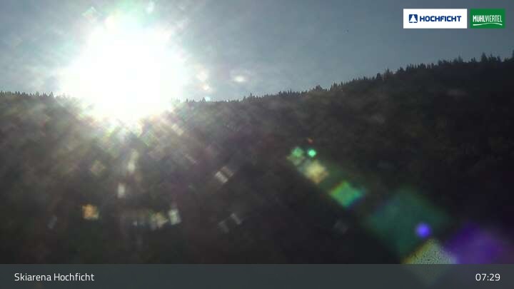 Archiv Foto Webcam Blick von der Skiarena am Hochficht
