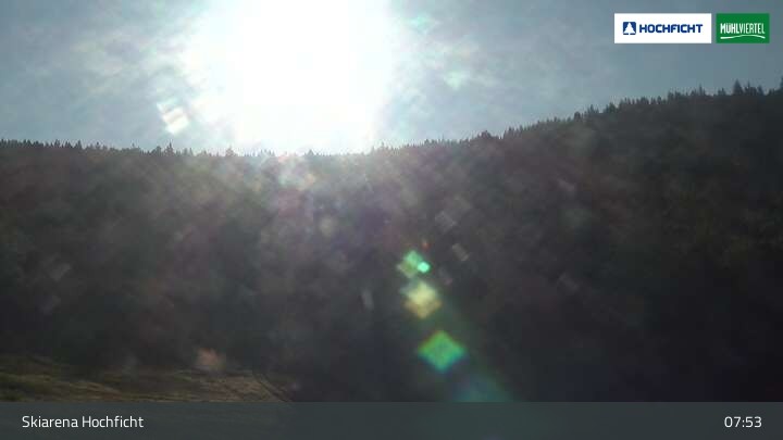 Archiv Foto Webcam Blick von der Skiarena am Hochficht