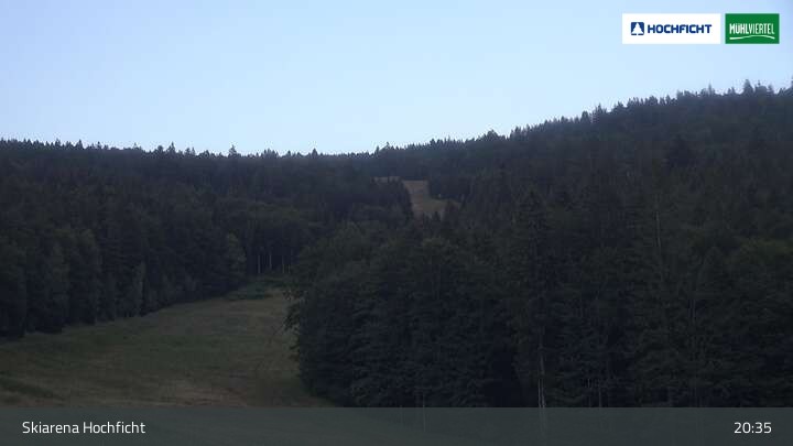 Archiv Foto Webcam Blick von der Skiarena am Hochficht
