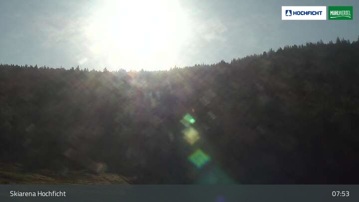 Archiv Foto Webcam Blick von der Skiarena am Hochficht