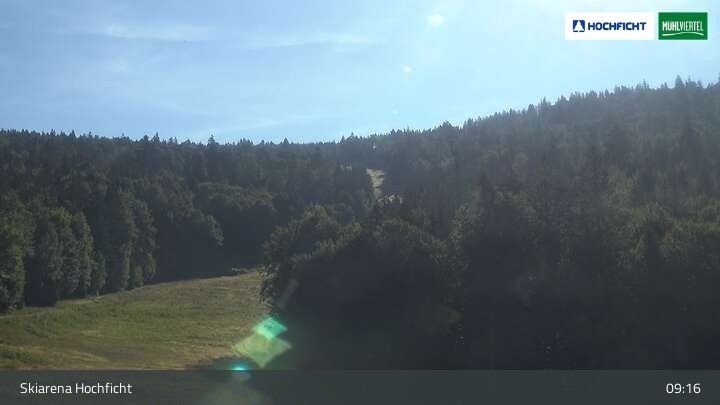 Archiv Foto Webcam Blick von der Skiarena am Hochficht