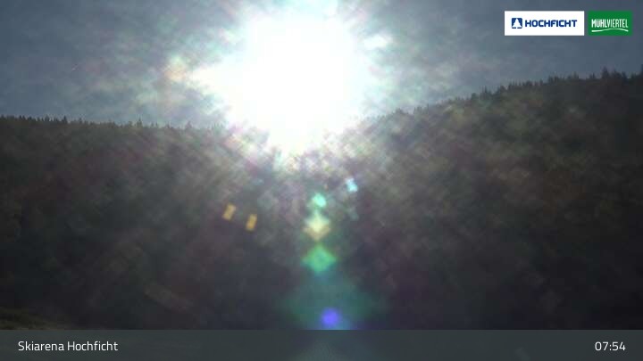 Archived image Webcam Entrance Ski Resort Hochficht
