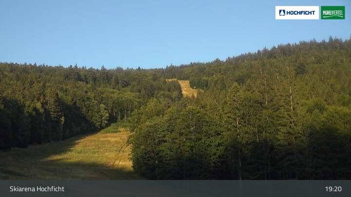 Archiv Foto Webcam Blick von der Skiarena am Hochficht
