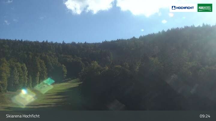 Archiv Foto Webcam Blick von der Skiarena am Hochficht