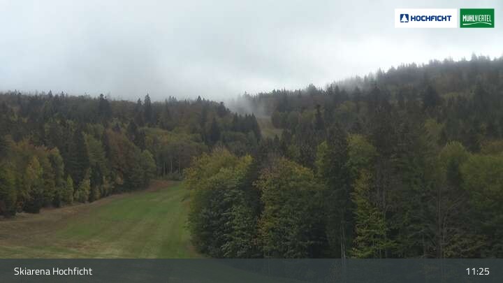 Archiv Foto Webcam Blick von der Skiarena am Hochficht
