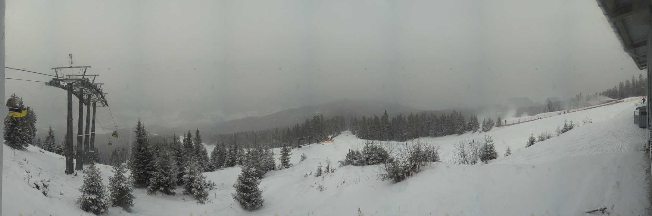 Archived image Webcam The top station Hornbahn