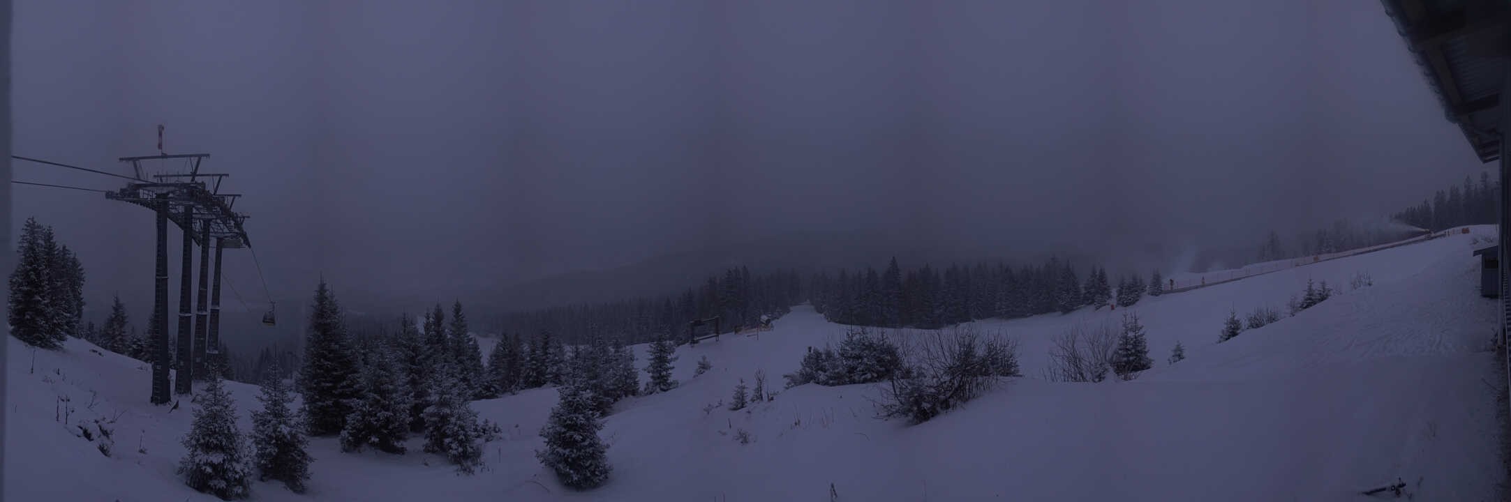 Archived image Webcam The top station Hornbahn